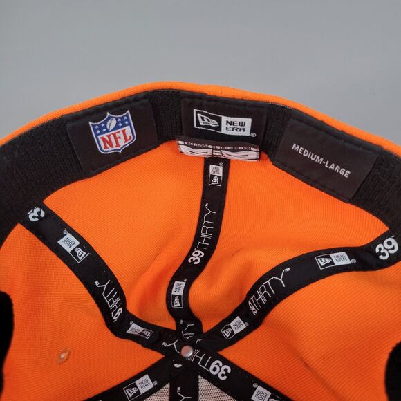Denver Broncos New Era NFL Team Classic 39THIRTY Orange Blue Flex Hat Size M/L - Picture 7 of 10